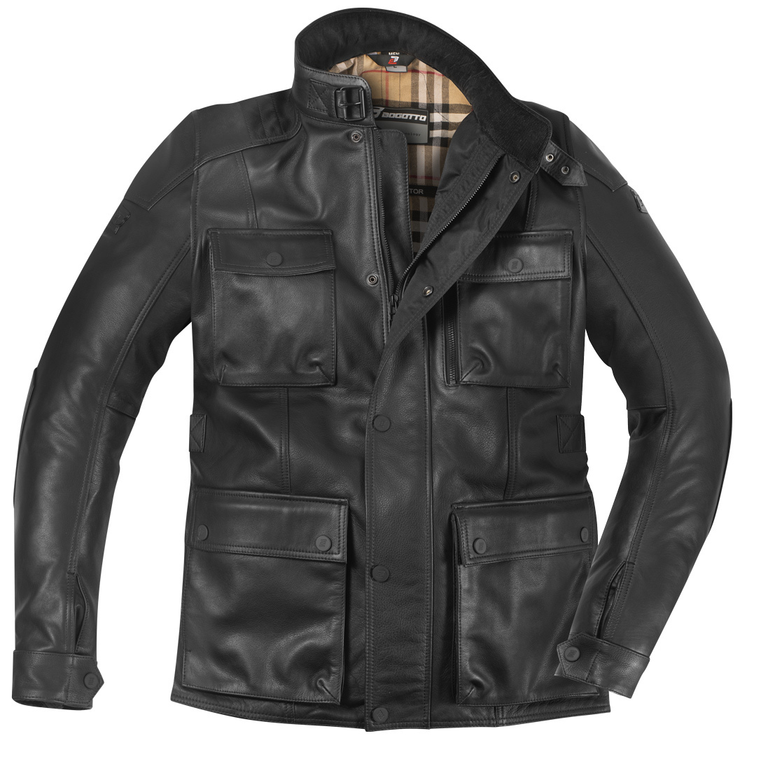 Bogotto Bristol NG Motorcycle Leather Jacket M Figure 3