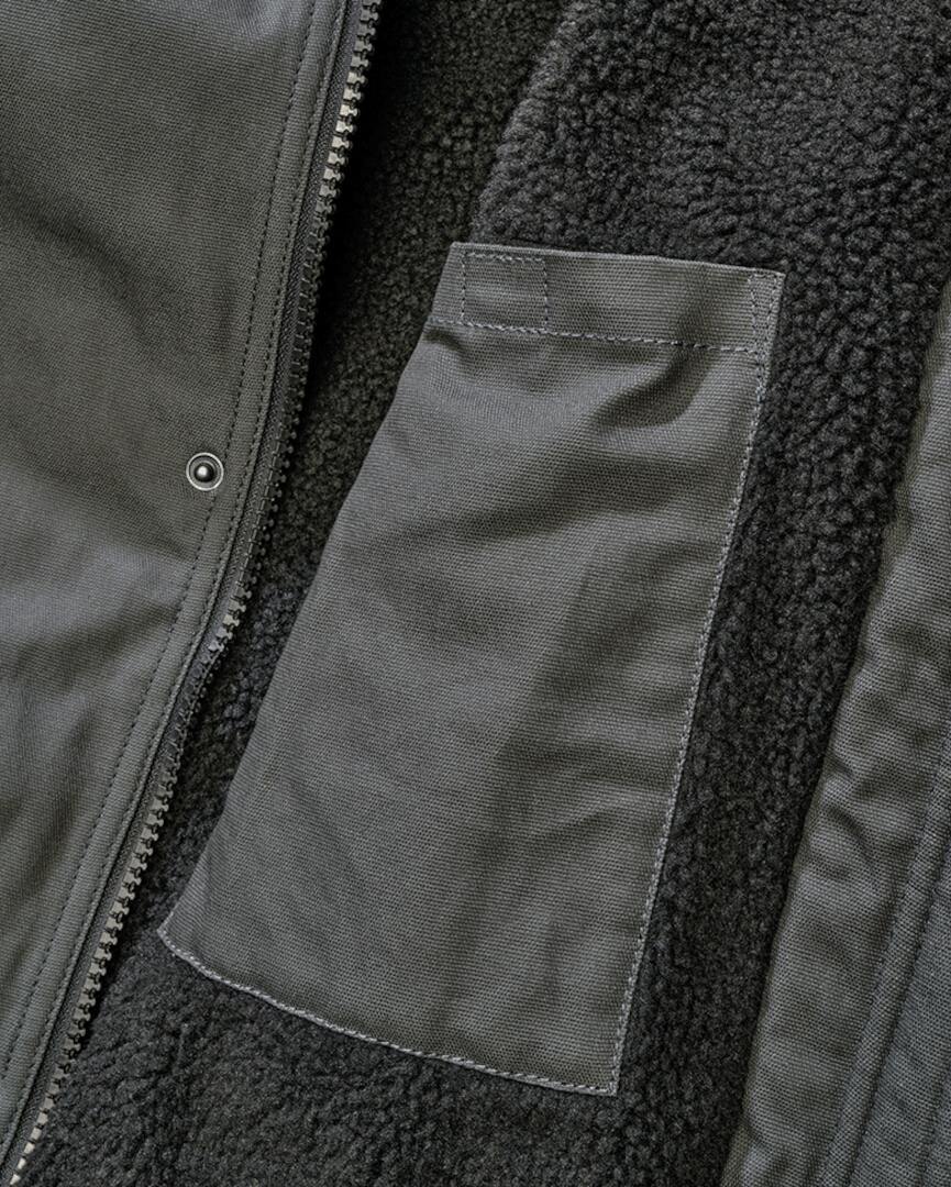 Brandit Essential Canvas Textiljacke anthrazit 4XL Abbildung 2