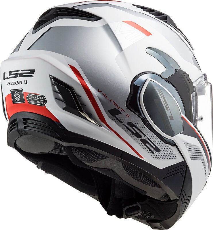 LS2 FF900 Valiant II Hub Helm weiß/silber L (59/60) Abbildung 4