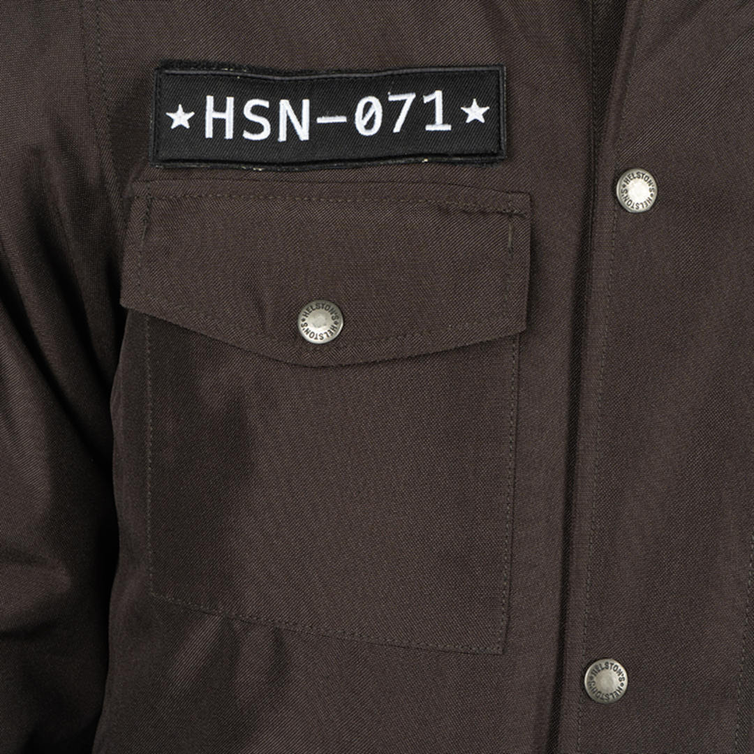 Helstons Trooper Motorcycle Textile Jacket dark brown 4XL Figure 5