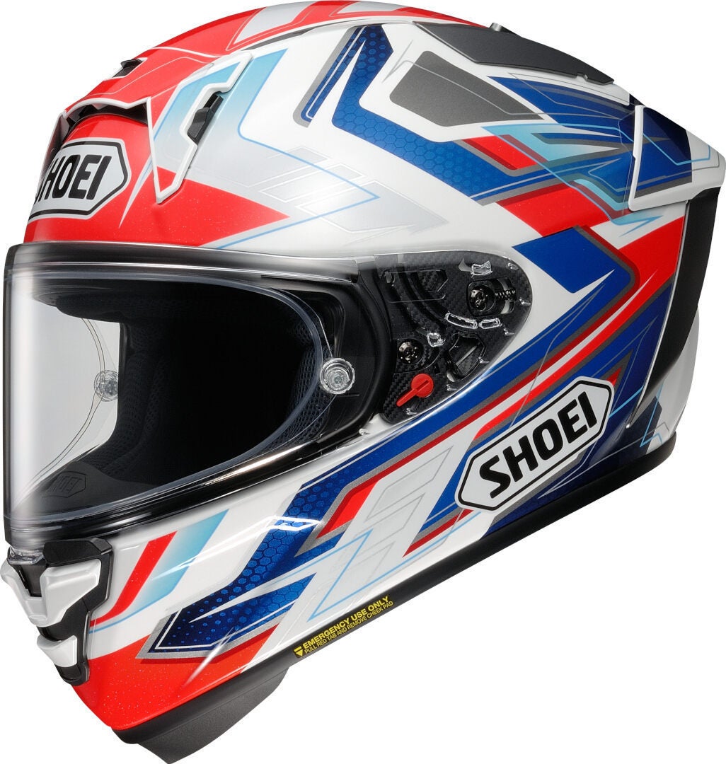 Shoei X-SPR Pro Escalate Helm rot/weiß/blau M (57/58) Abbildung 1