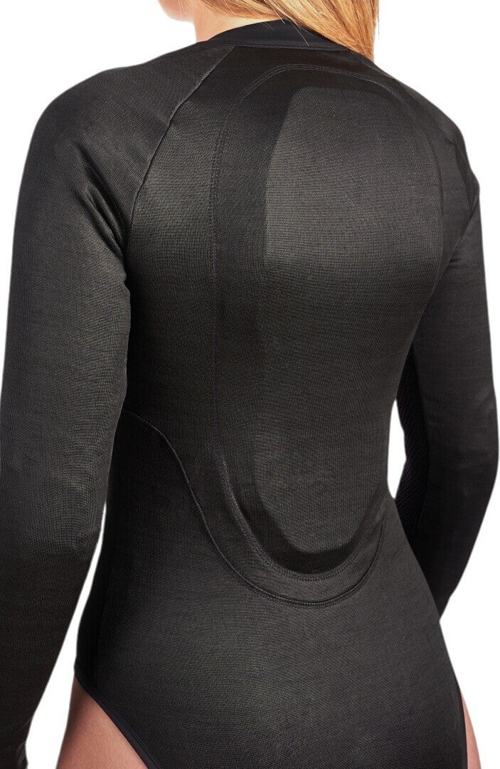 Side view of Pando Moto Bia Mesh Ladies Long Sleeve Protector Shirt
