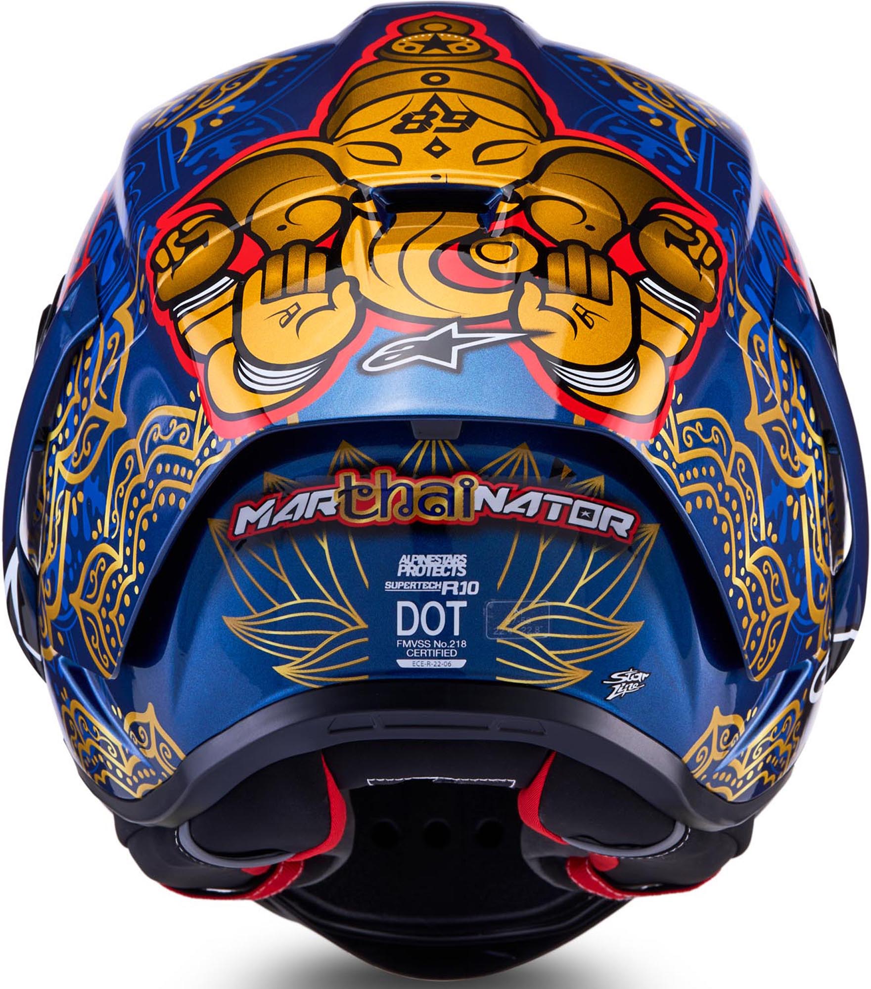 Alpinestars Supertech R10 Martinator Thai LE Carbon Helm 2XL (63/64) Figuur 3