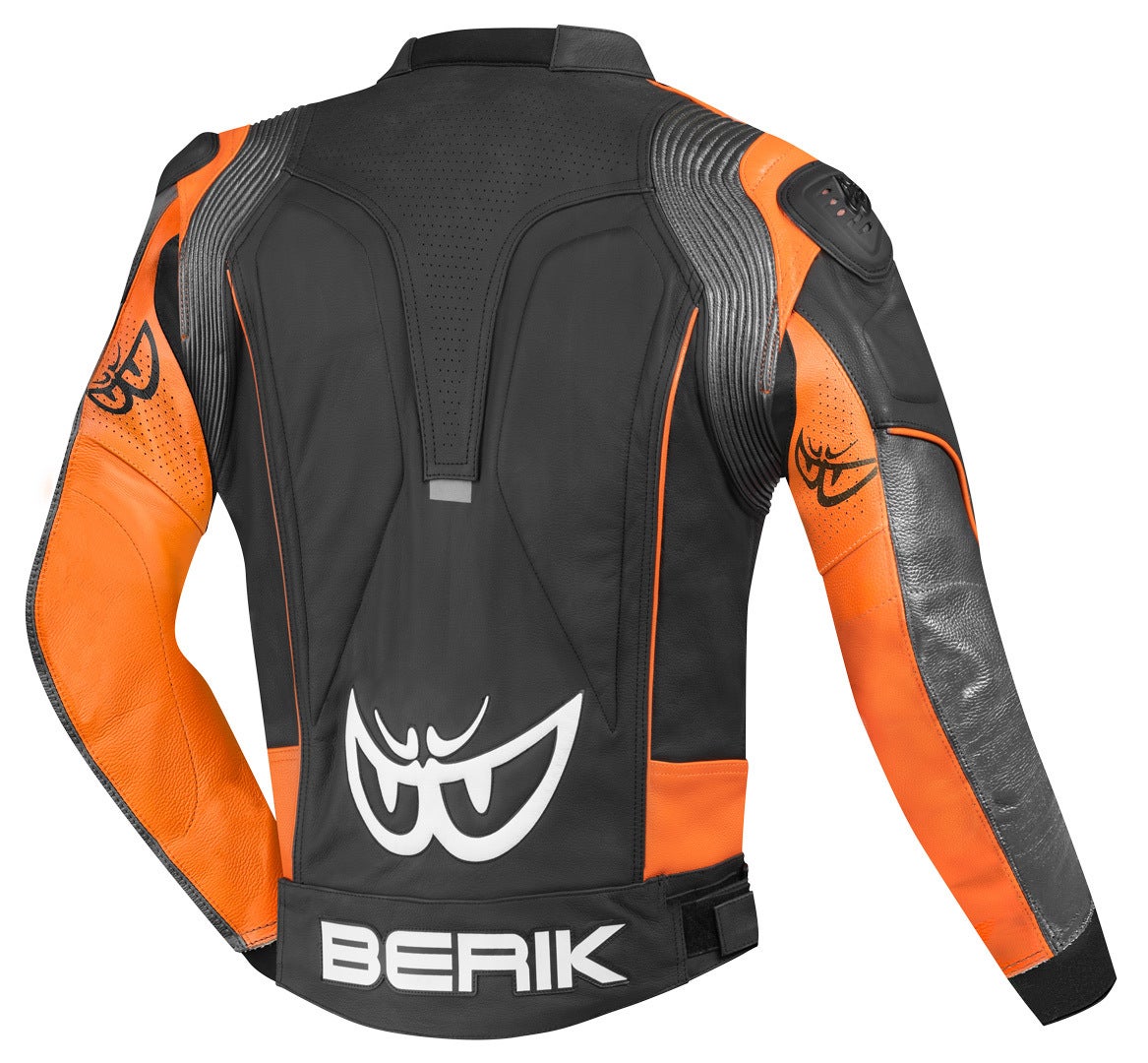 Berik Air-B Motorcycle Leather Jacket black/orange 58 Figure 2