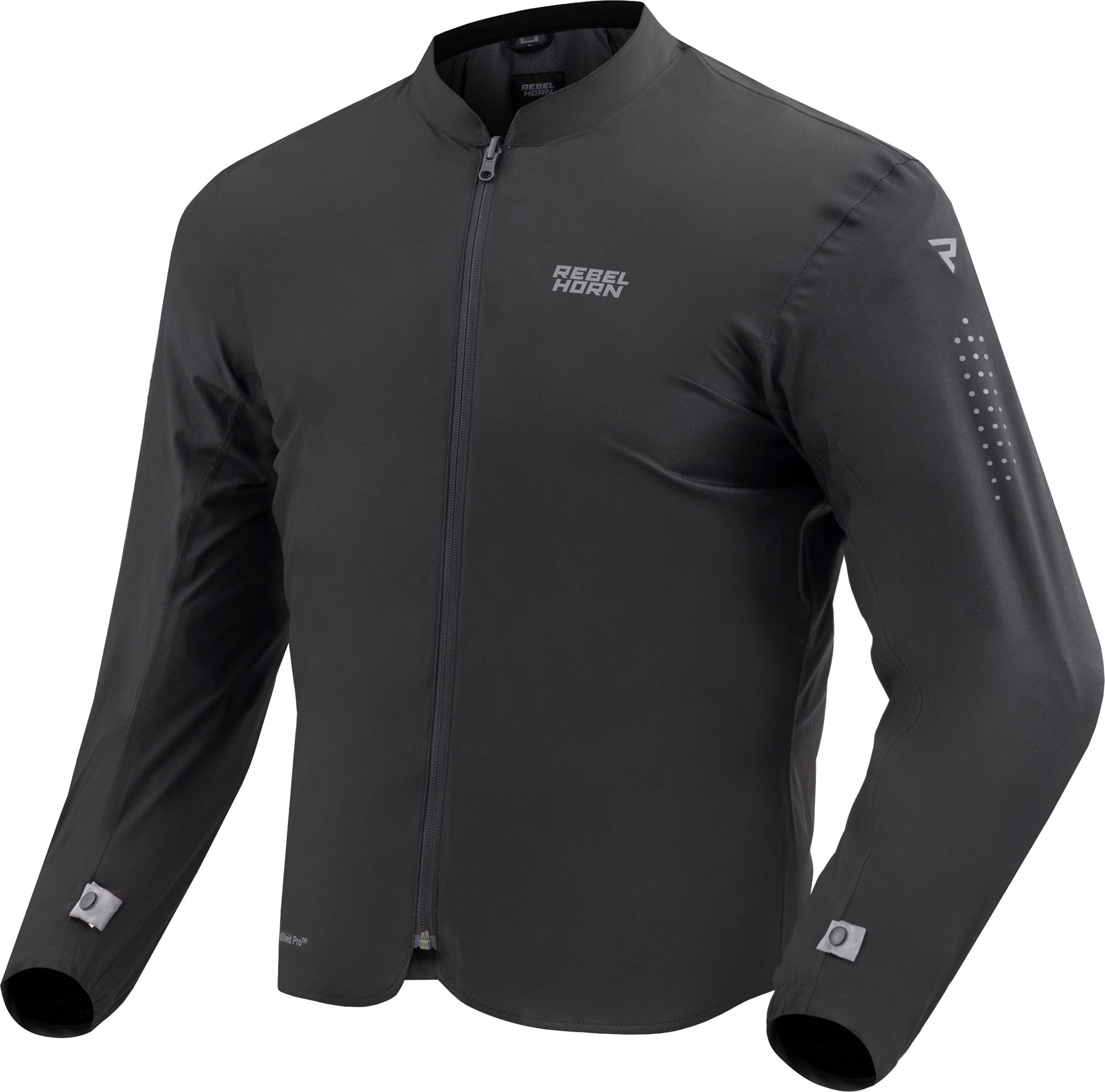 Rebelhorn In&Out HydraShield Pro Motorcycle Rain Jacket black M Figure 1