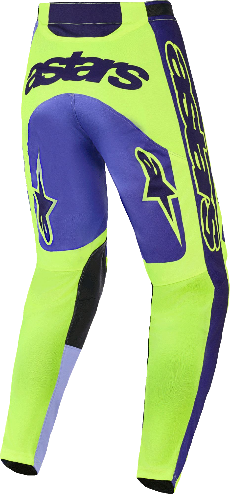 Alpinestars Racer Portl Pantaloni de motocross mov/galben neon 30 Figura 2