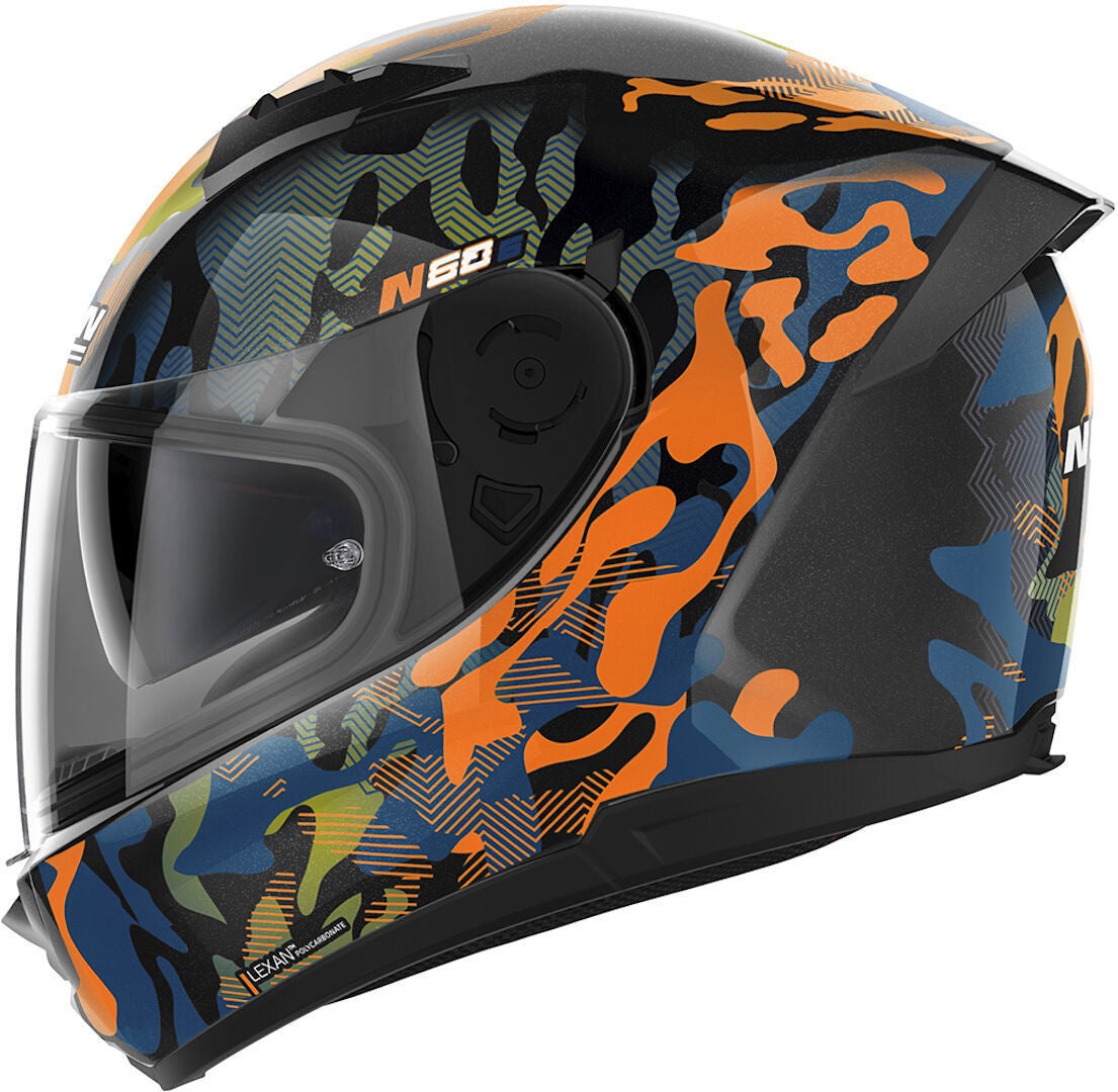 Nolan N60-6 Foxtrot Hjelm sort/orange M (58) Figur 2