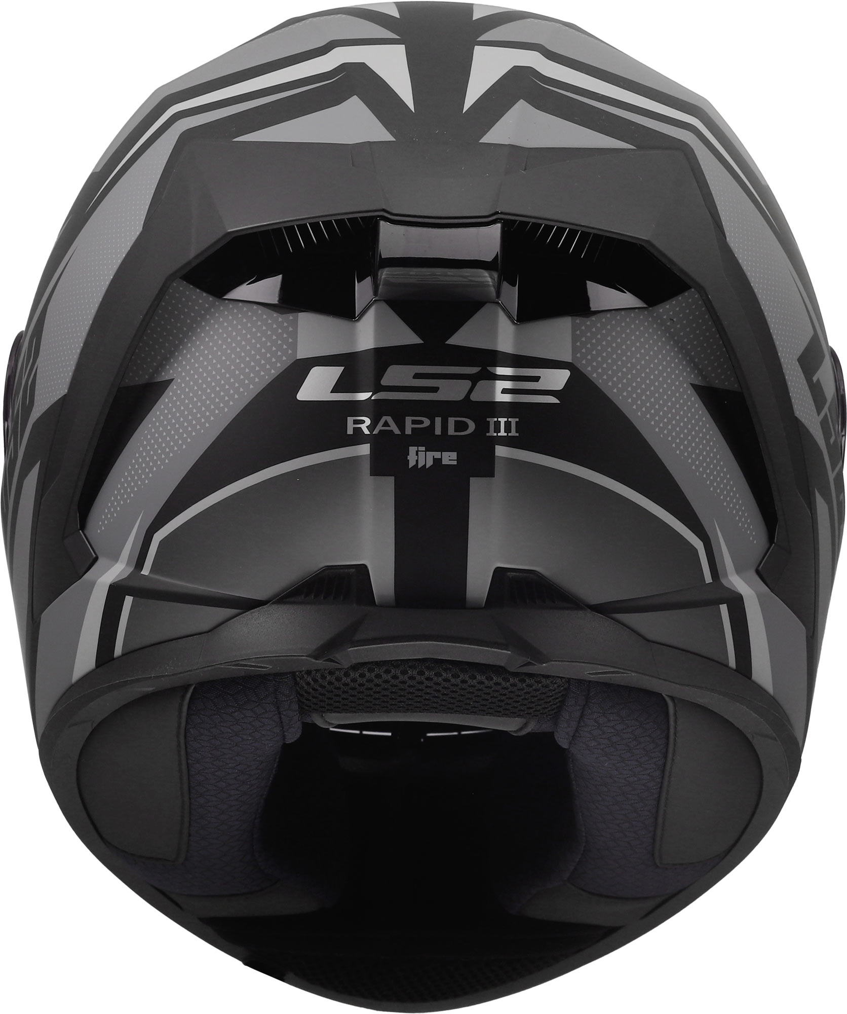 LS2 FF820 Rapid III Xtrem Шлем чёрный/серый L (59/60) Рисунок 7