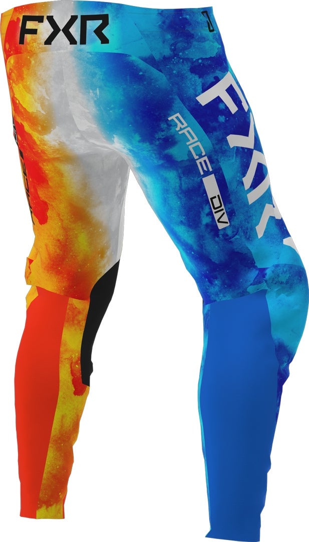 FXR Podium 2023 Motocross Pants orange/blue 36 Figure 2