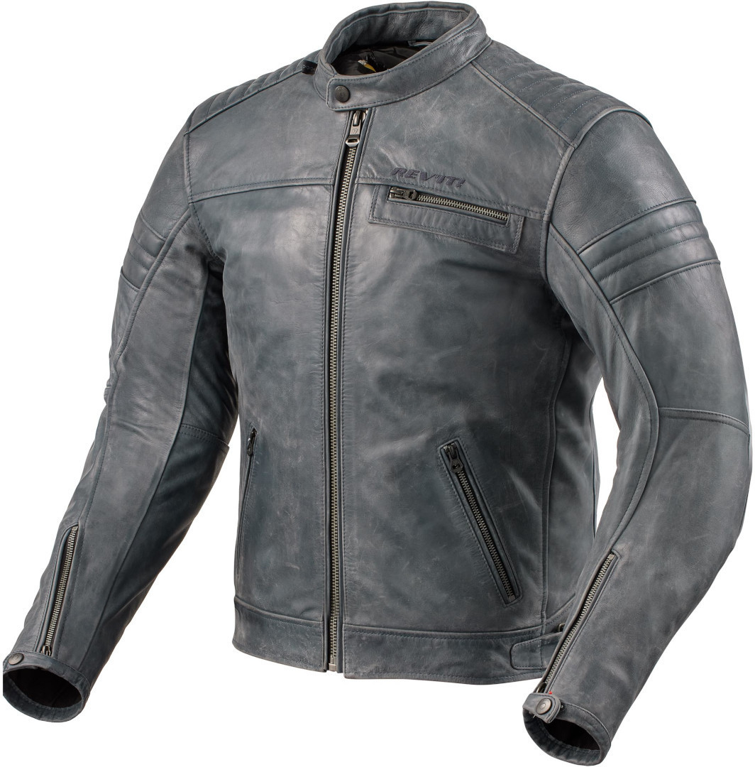 Revit Restless Jachetă de piele de motocicletă albastru 48 Figura 1