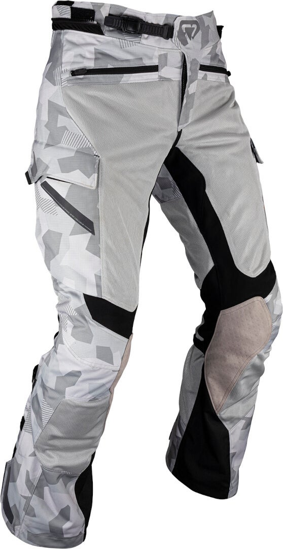 Leatt ADV FlowTour 7.5 wasserdichte Motorrad Textilhose hellgrau L Abbildung 1