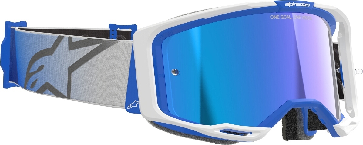 Alpinestars Vision 8 Corp Mirror Ochelari de motocross Albastru/Alb Figura 2
