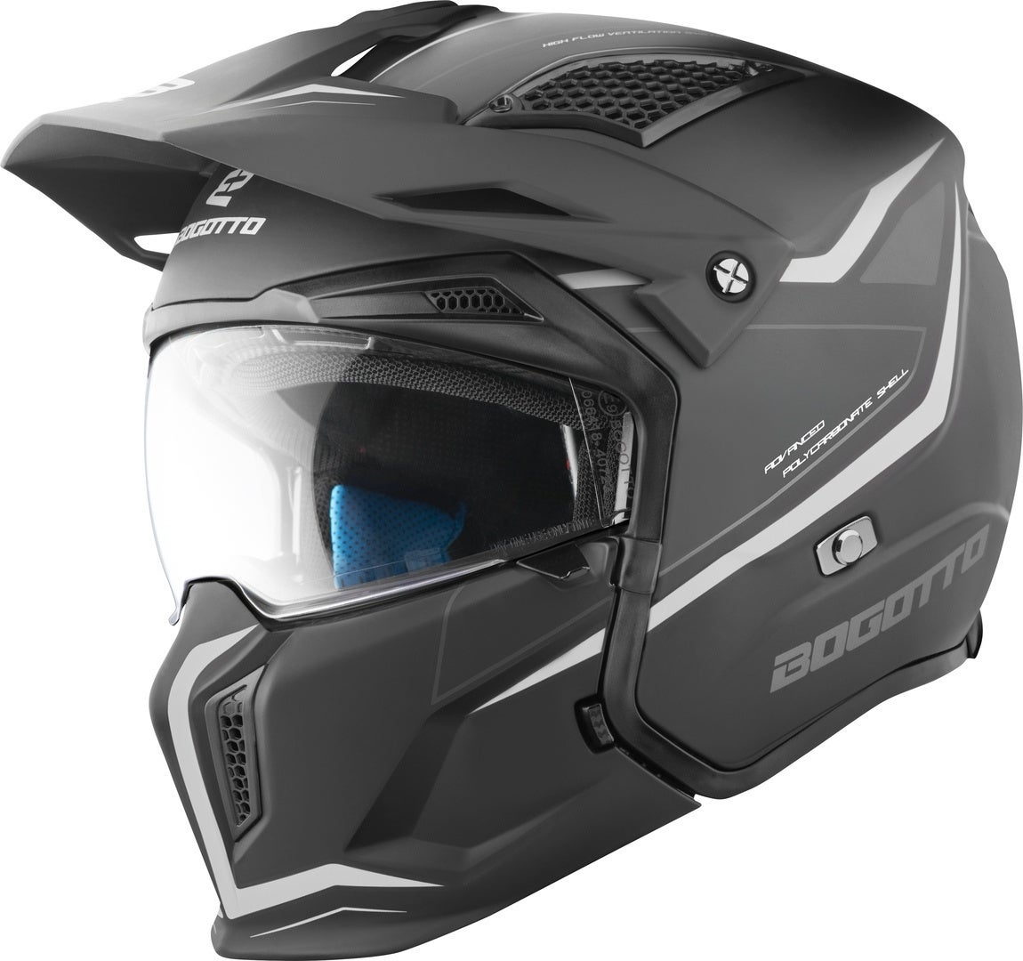 Side view of Bogotto Radic WN-ST 22.06 Helmet