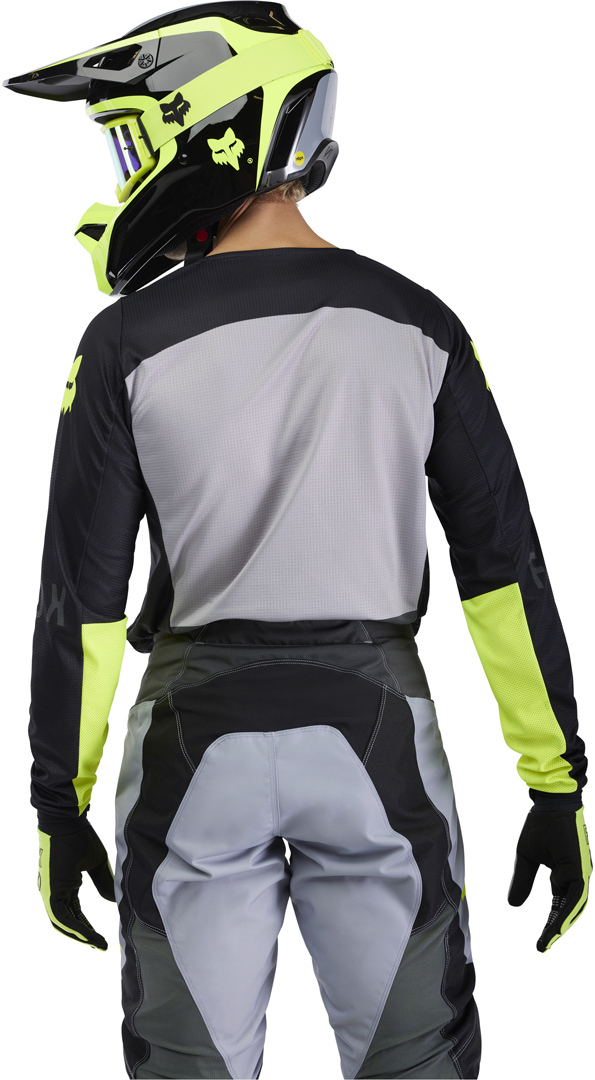 FOX 180 Flow Maillot de motocross noir/jaune M Figure 7