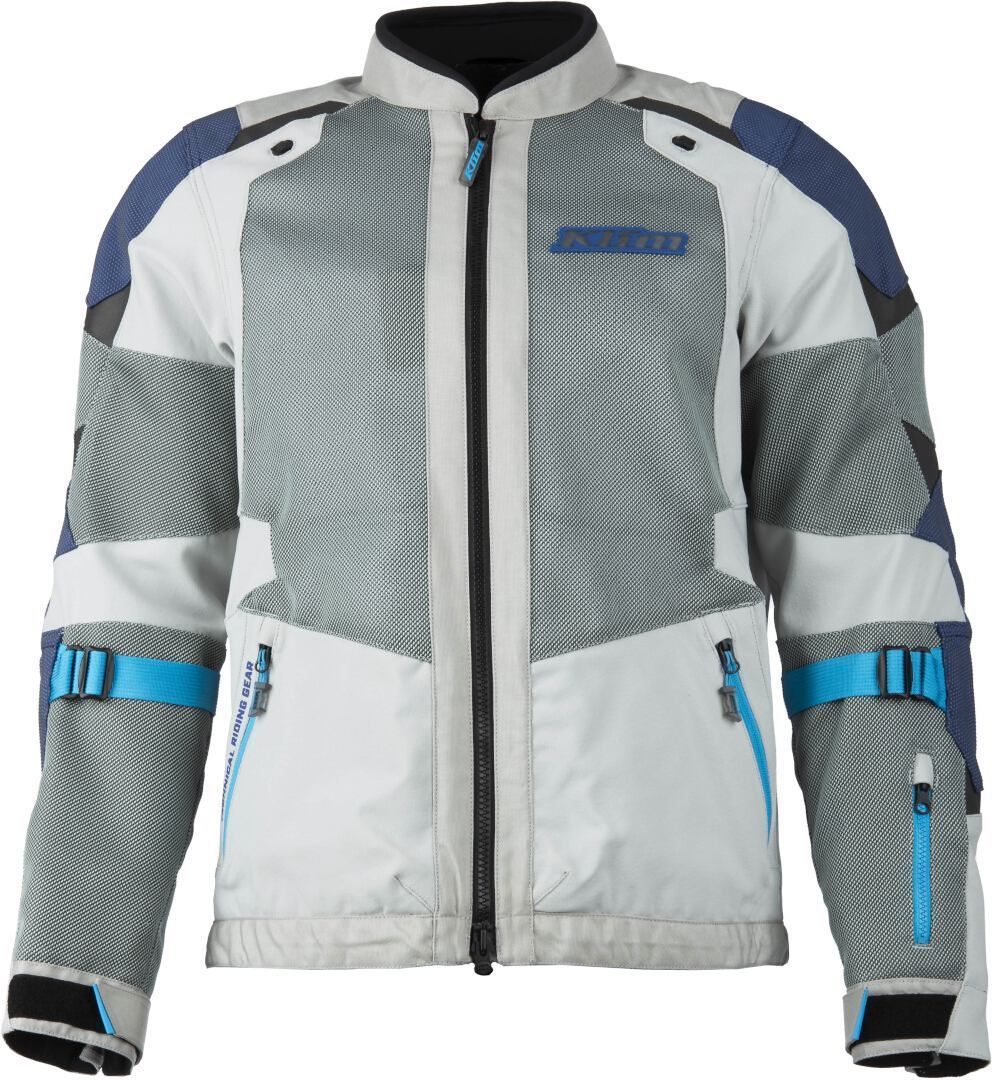 Klim Baja S4 Enduro Mesh Motorrad Textiljacke hellgrau/blau 3XL Abbildung 5