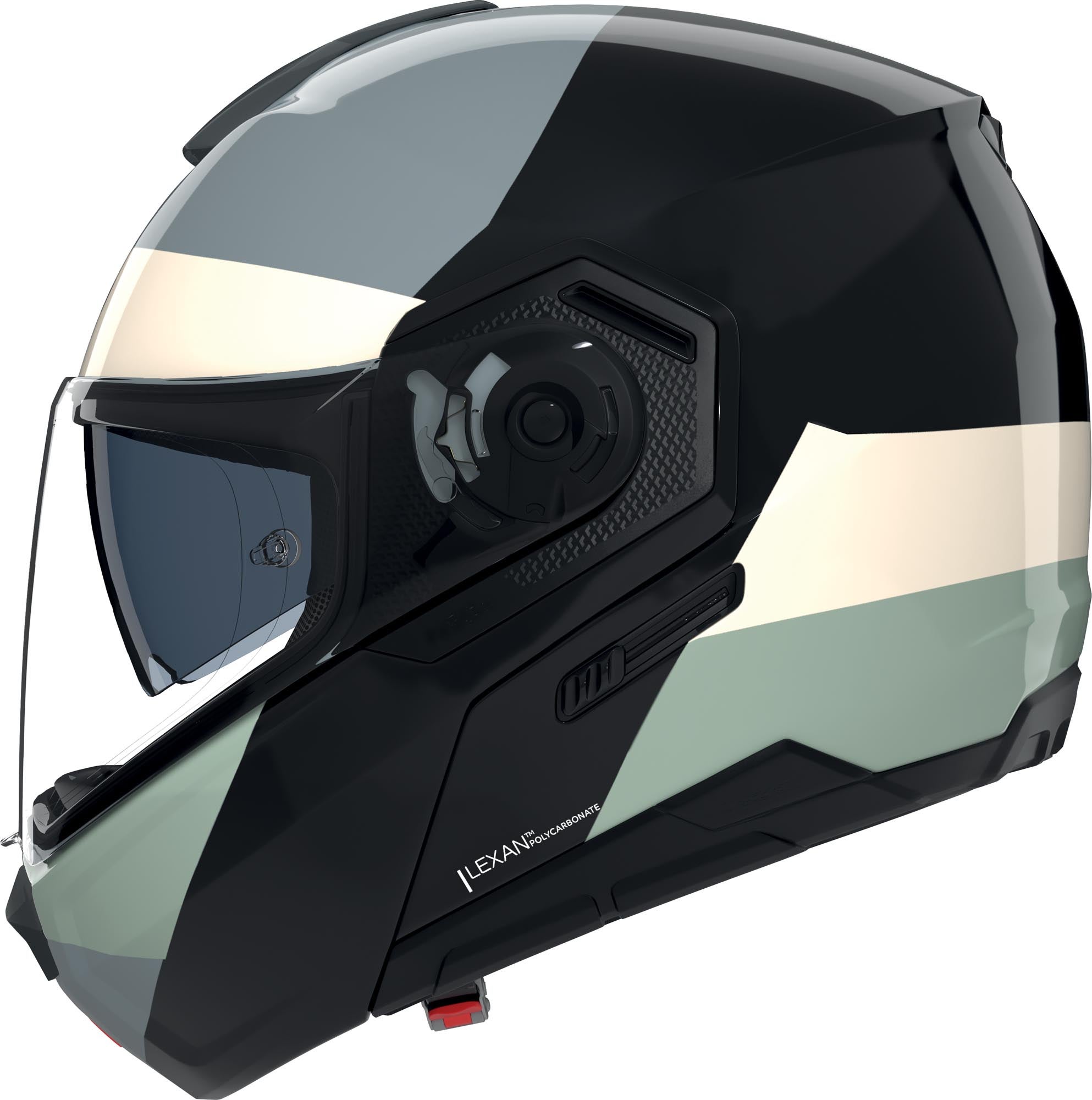 Nolan N90-3 06 Blocco Helm zwart/wit/rood XXS (54) Figuur 6