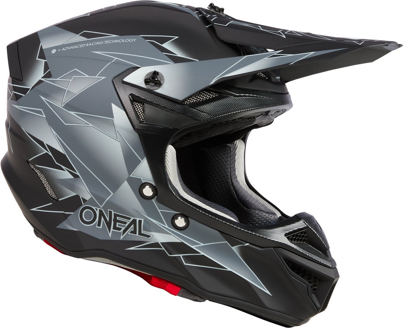 Oneal 5Series Polyacrylite Surge Motocross hjelm sort/grå M (57/58) Figur 4