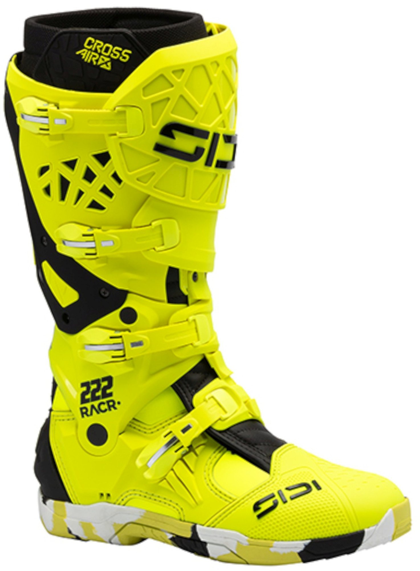 Sidi Crossair-X Bottes de motocross Jaune néon 49 Figure 1