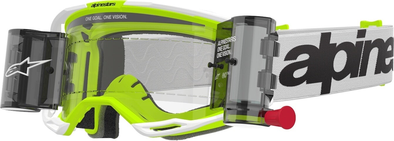Alpinestars Vision 8 Wordmark Roll-Off Óculos de motocross Figura 1