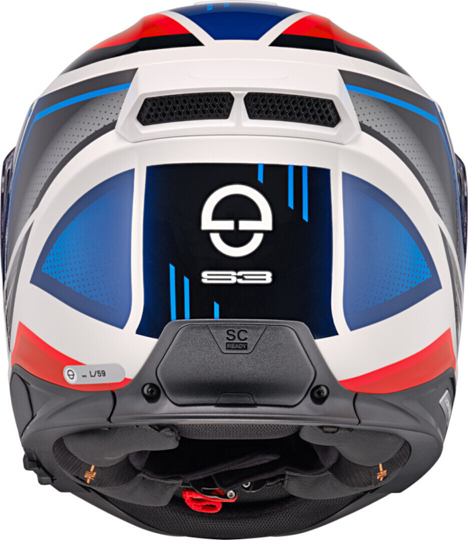 Schuberth S3 Storm Helm blauw/rood/wit M (56/57) Figuur 4