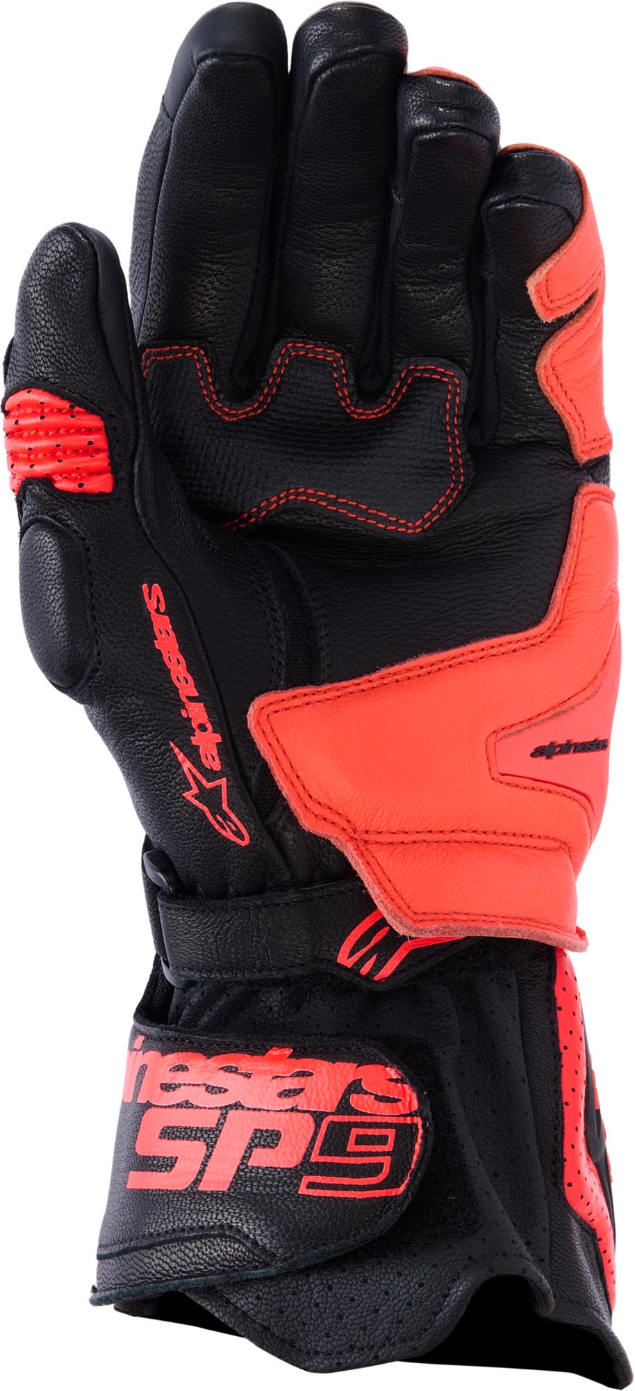 Alpinestars SP-9 Mănuși de motocicletă Negru/Roșu 3XL Figura 2