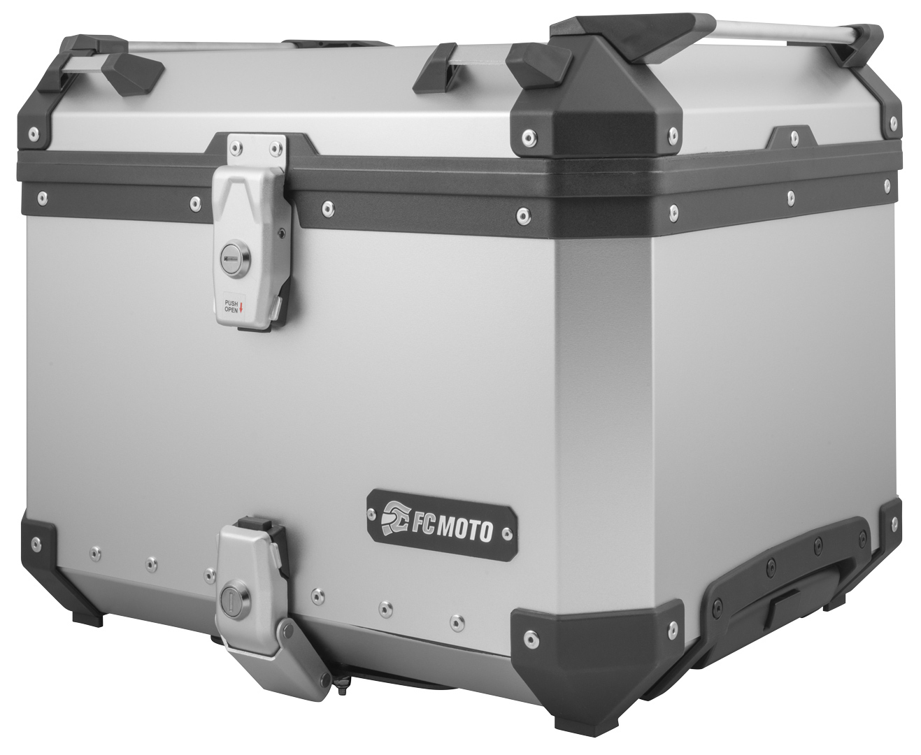 FC-Moto Alu Topcase Trolley 58 L Valiză Argint Figura 5