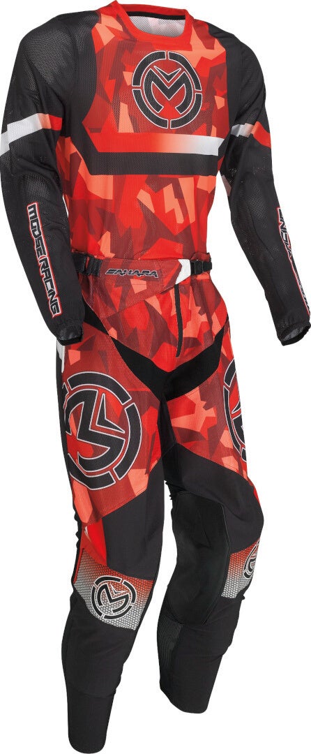 Moose Racing Sahara 2022 Motocross Jersey rot/schwarz M Abbildung 2