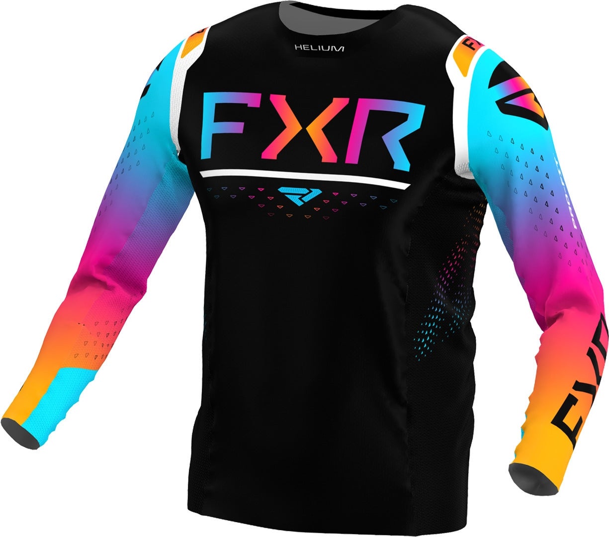 FXR Helium 2023 Motokrosový dres černý/vícebarevný M Obrázek 1