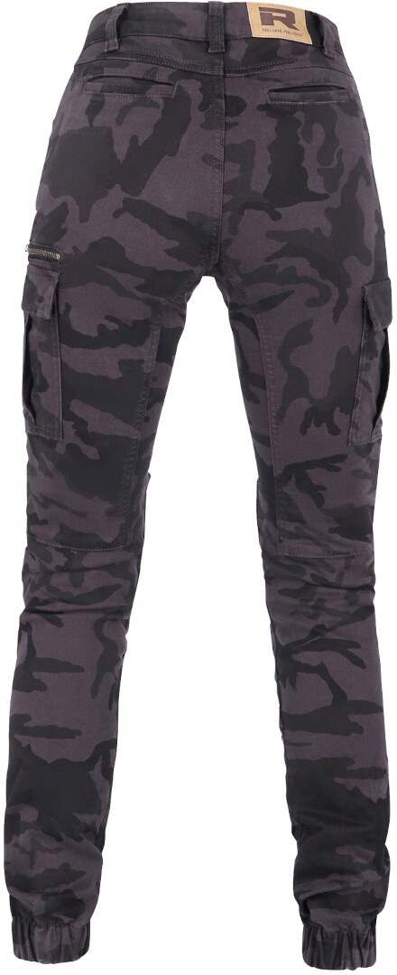 Richa Apache Camo Damen Motorrad Jeans schwarz camouflage 32 Abbildung 3