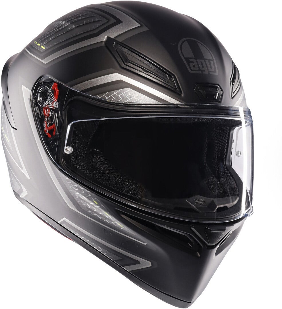 AGV K1-S Sling Helm Zwart mat/grijs M (57/58) Figuur 1