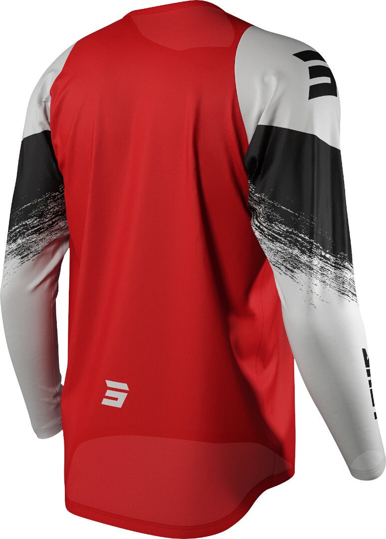 Shot Draw Burst Motorcross shirt wit/rood XL Figuur 2