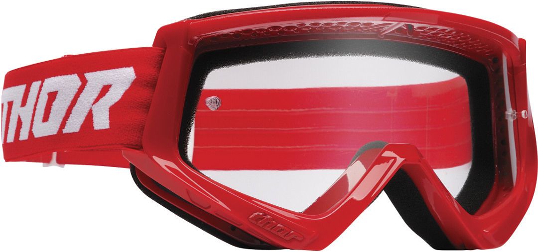 Thor Combat Racer Ochelari de motocross pentru tineret Roșu/Alb Figura 1