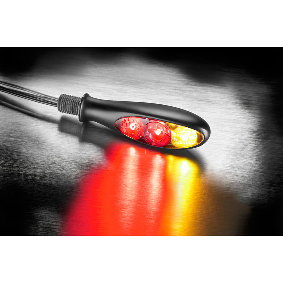 Kellermann Rück-, Bremslicht, Blinker Einheit Micro S DF Dark, schwarz, getönt Figura 2