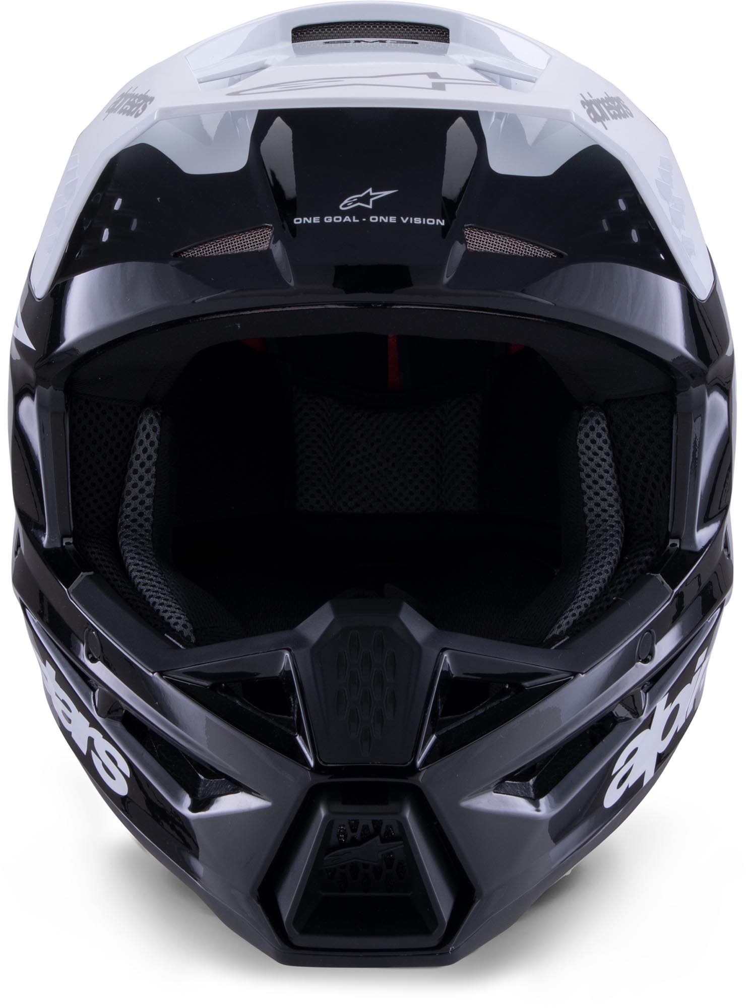 Alpinestars S-M3 Radium Cască de motocross Negru/Alb/Gri S (55/56) Figura 2