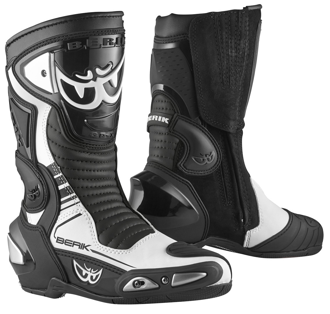 Berik Race-X EVO Motorcycle Boots black/white 44 Figure 1