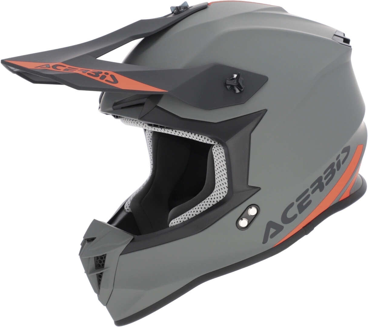 Acerbis Linear Solid Motocross Helm grau matt XXL (63/64) Abbildung 1