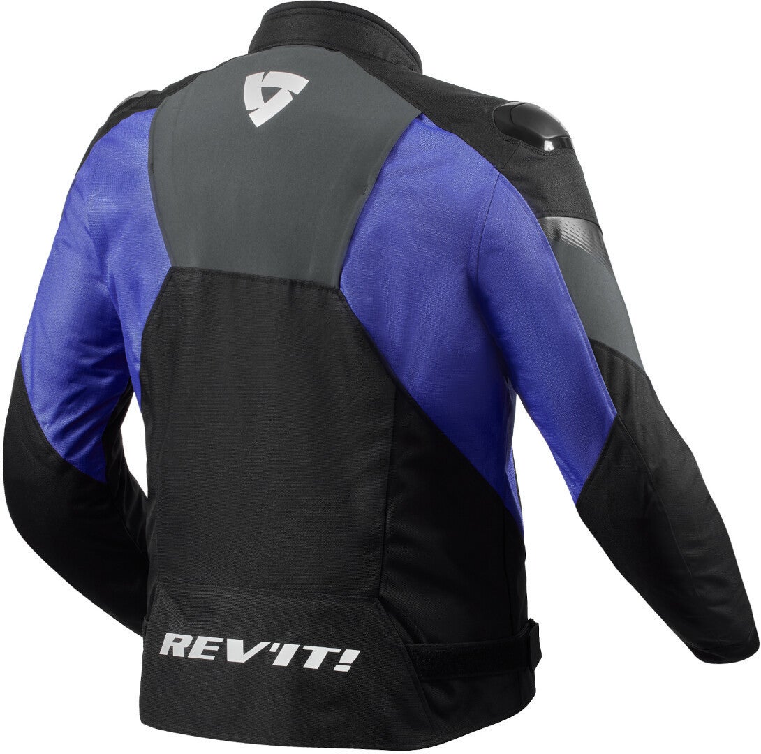 Revit Control H2O Motorcycle Textile Jacket black/blue XXL Figure 2