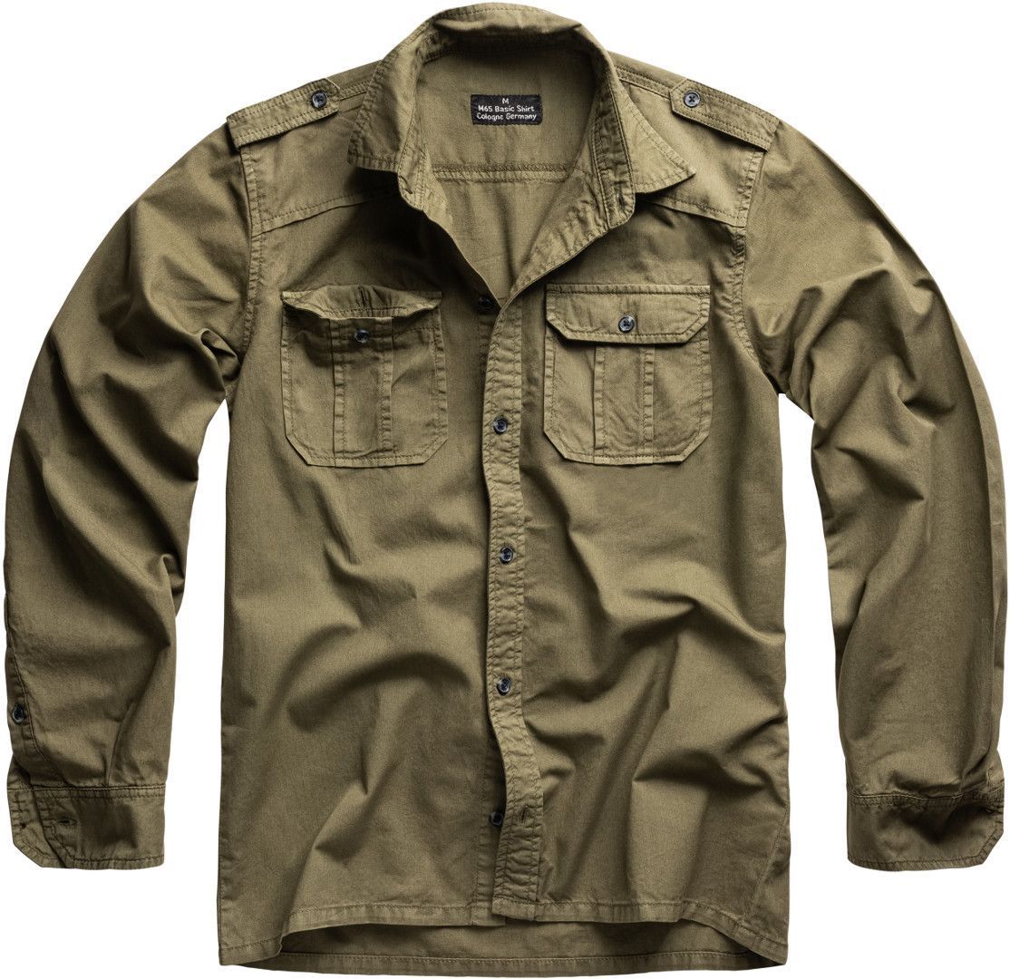 Surplus M65 Basic Long Sleeve Skjorte oliven XL Figur 1