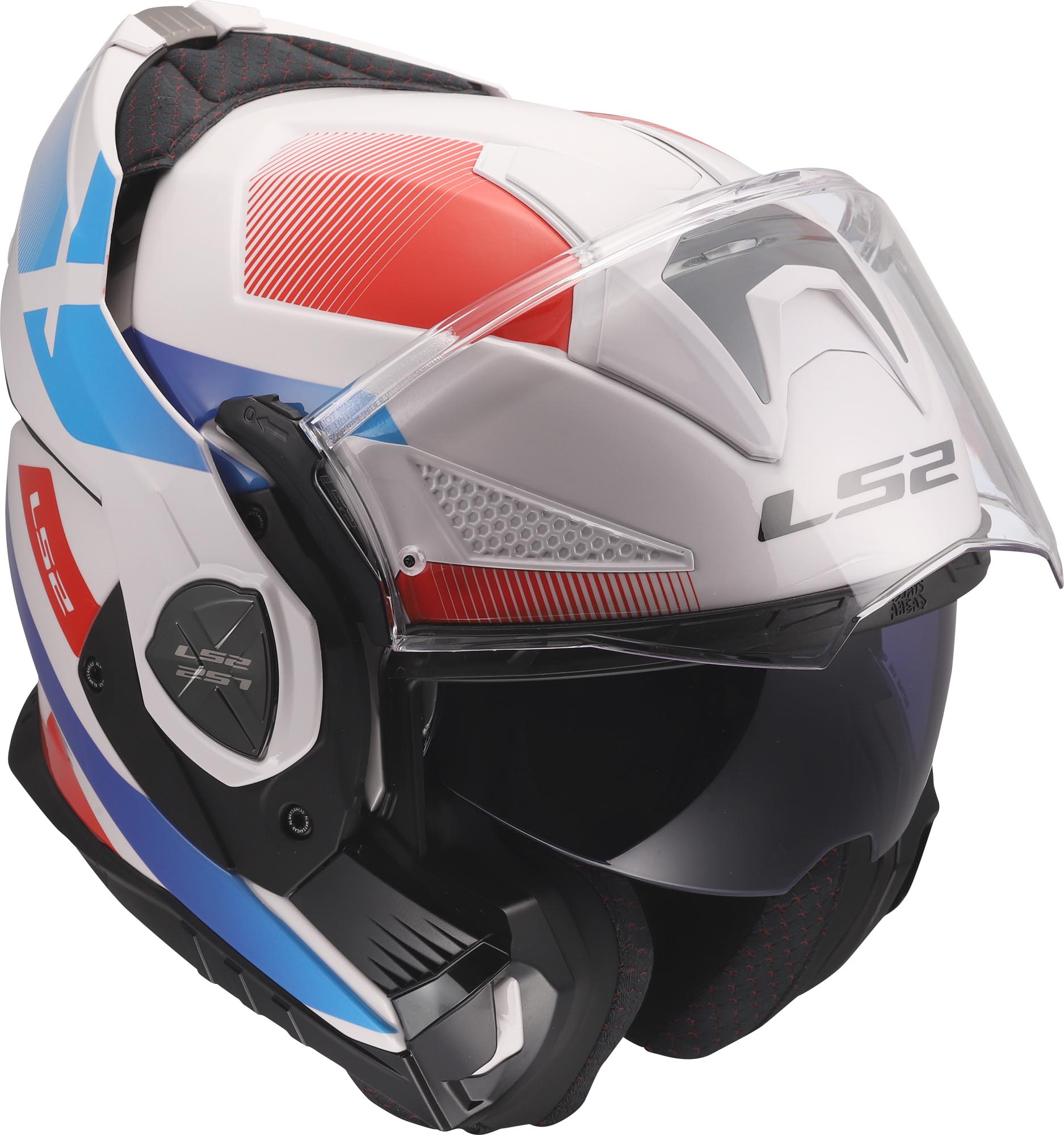 LS2 FF901 Advant X Nova Helm wit/blauw/rood M (57/58) Figuur 14