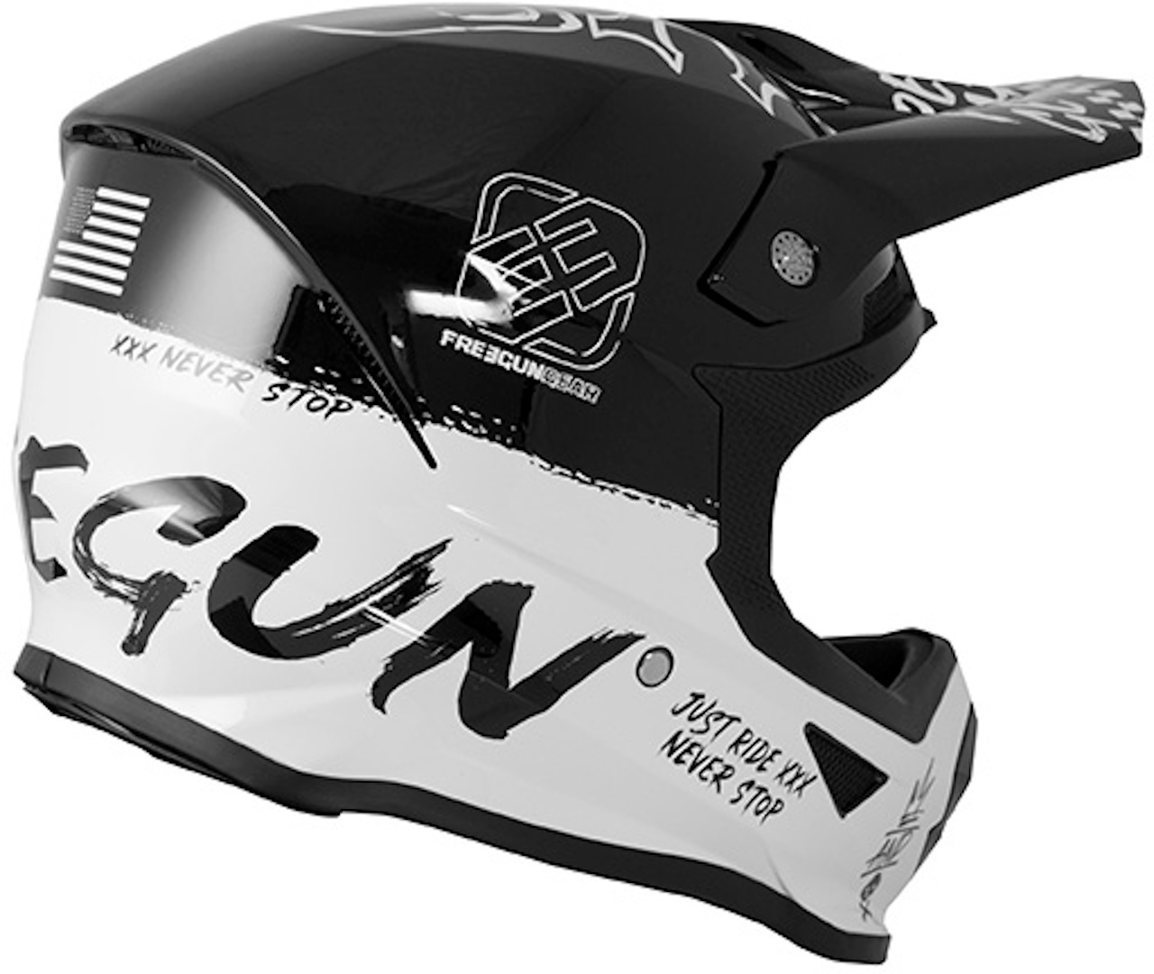 Freegun XP4 Speed Hełm motocross schwarz L (59/60) Rysunek 3