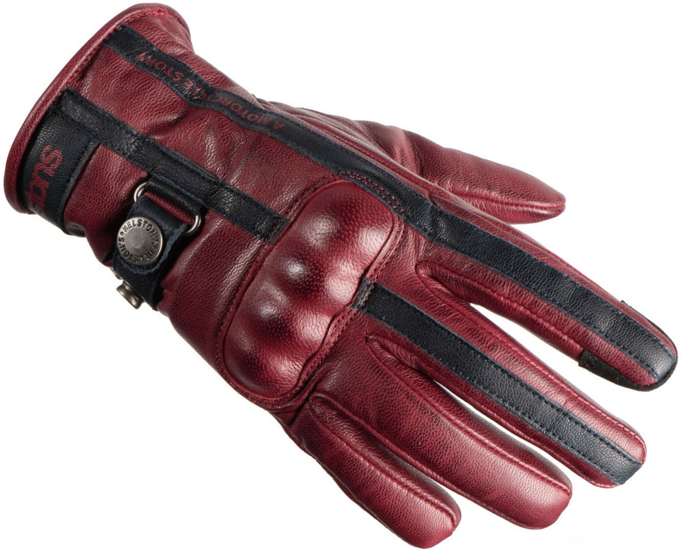 Helstons Tinta Damen Motorradhandschuhe rot 9 Abbildung 6