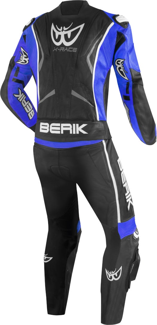 Berik Zakura Evo perforeret 2-delt motorcykel læderdragt sort/blå 50 Figur 2