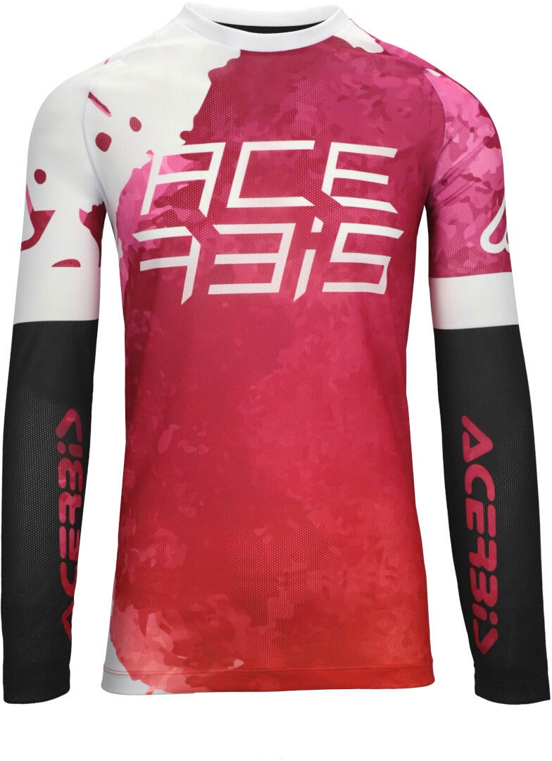 Acerbis J-Windy Vented Watermark Motorcross Jersey roze/wit L Figuur 5