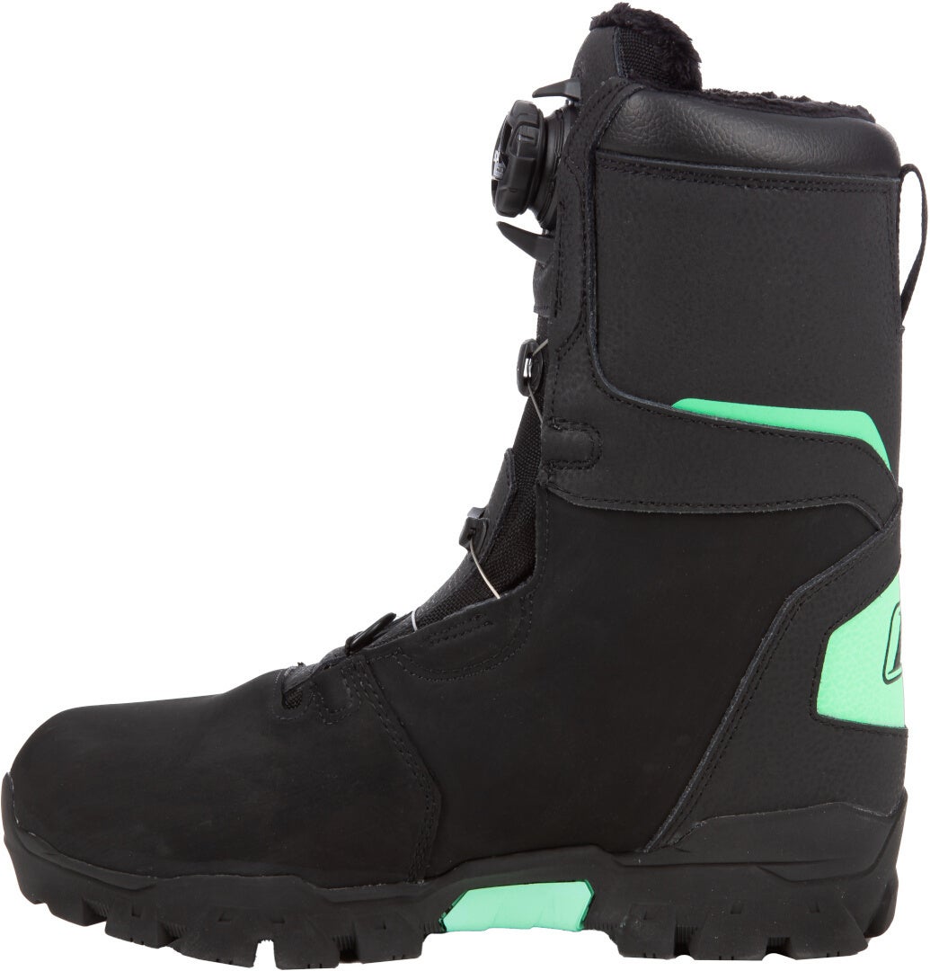 Klim Aurora GTX BOA 2023 Dame snescooter støvler sort/grøn 9 Figur 5