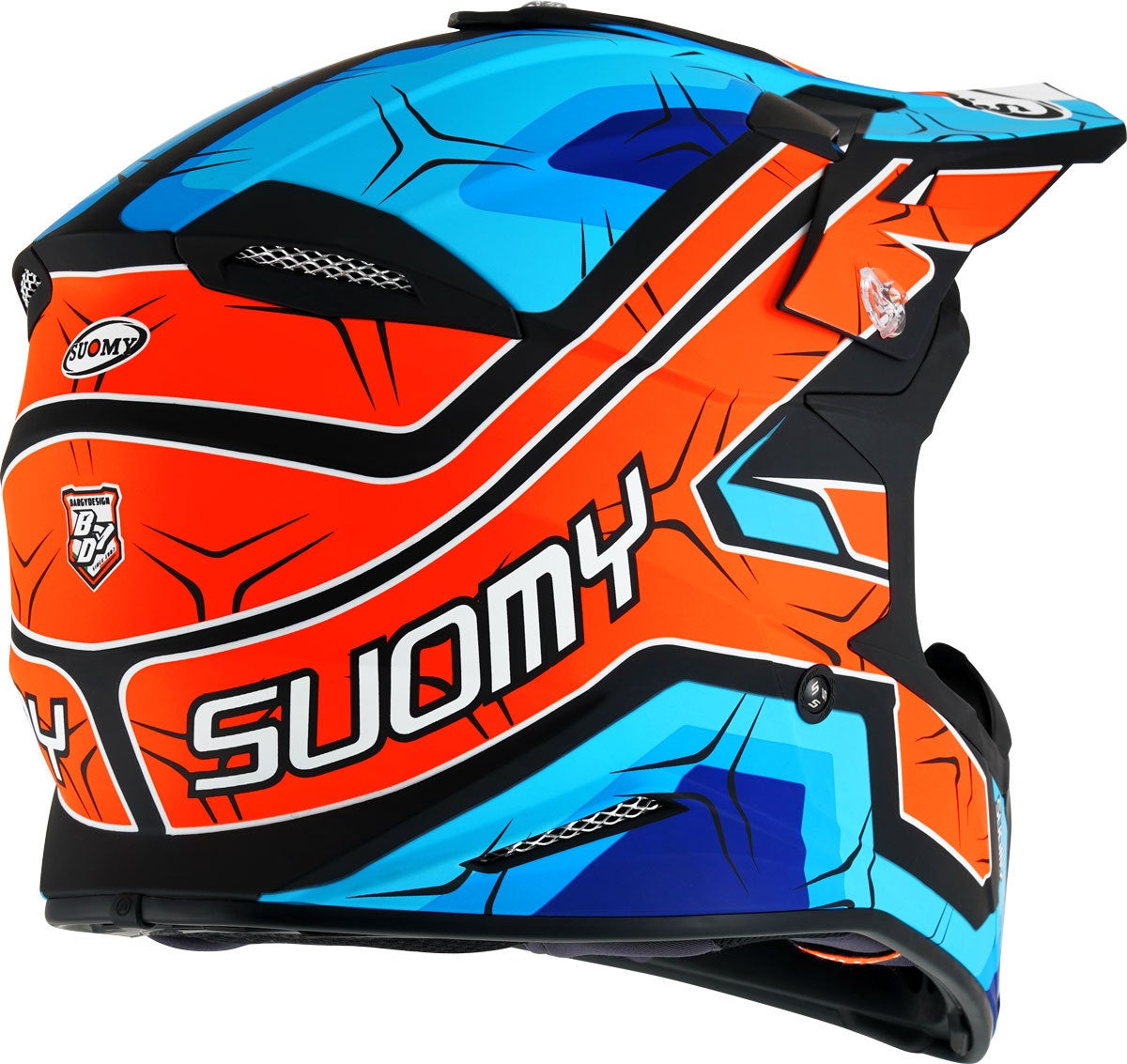 Suomy X-Wing Subatomic Motocross Helm orange/blau S (55/56) Abbildung 2