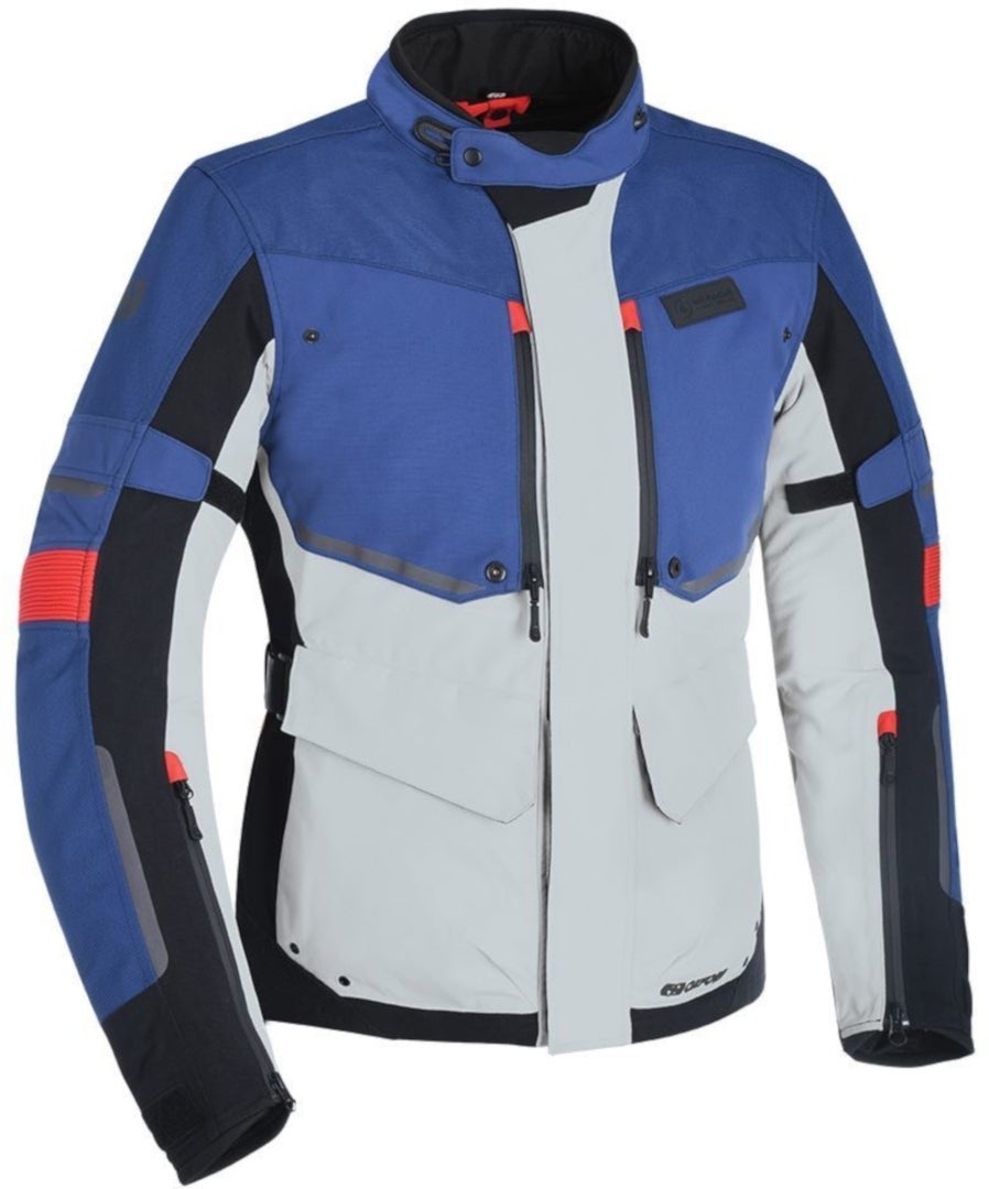 Oxford Mondial Motorcycle Textile Jacket blue/red L Figure 1