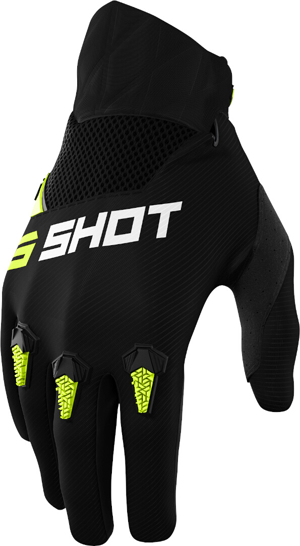 Shot Devo Motocross handsker sort/gul 13 Figur 1