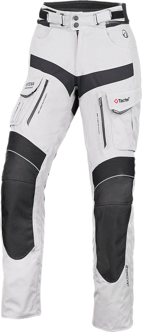 Büse Open Road II Ladies Motorcycle Textile Pants light grey Short 24 Figure 1