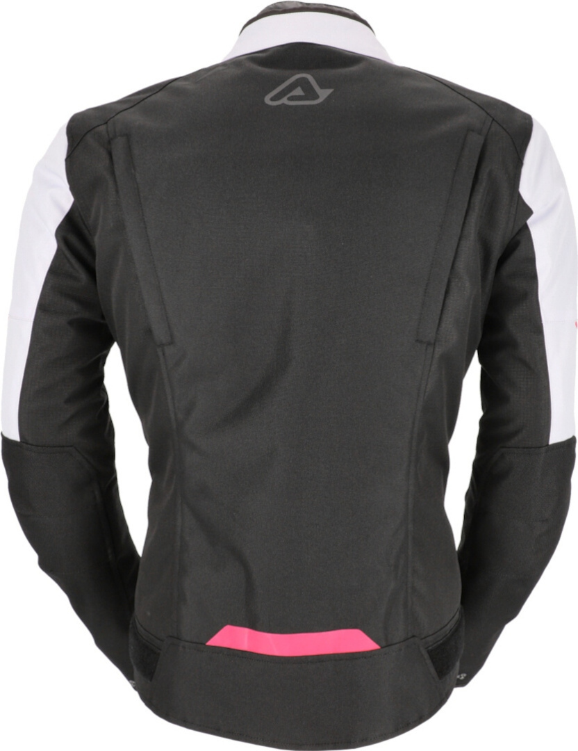 Acerbis X-Street Damer Motorcykel Textil Jacka svart/vitt/rosa XL Figur 10