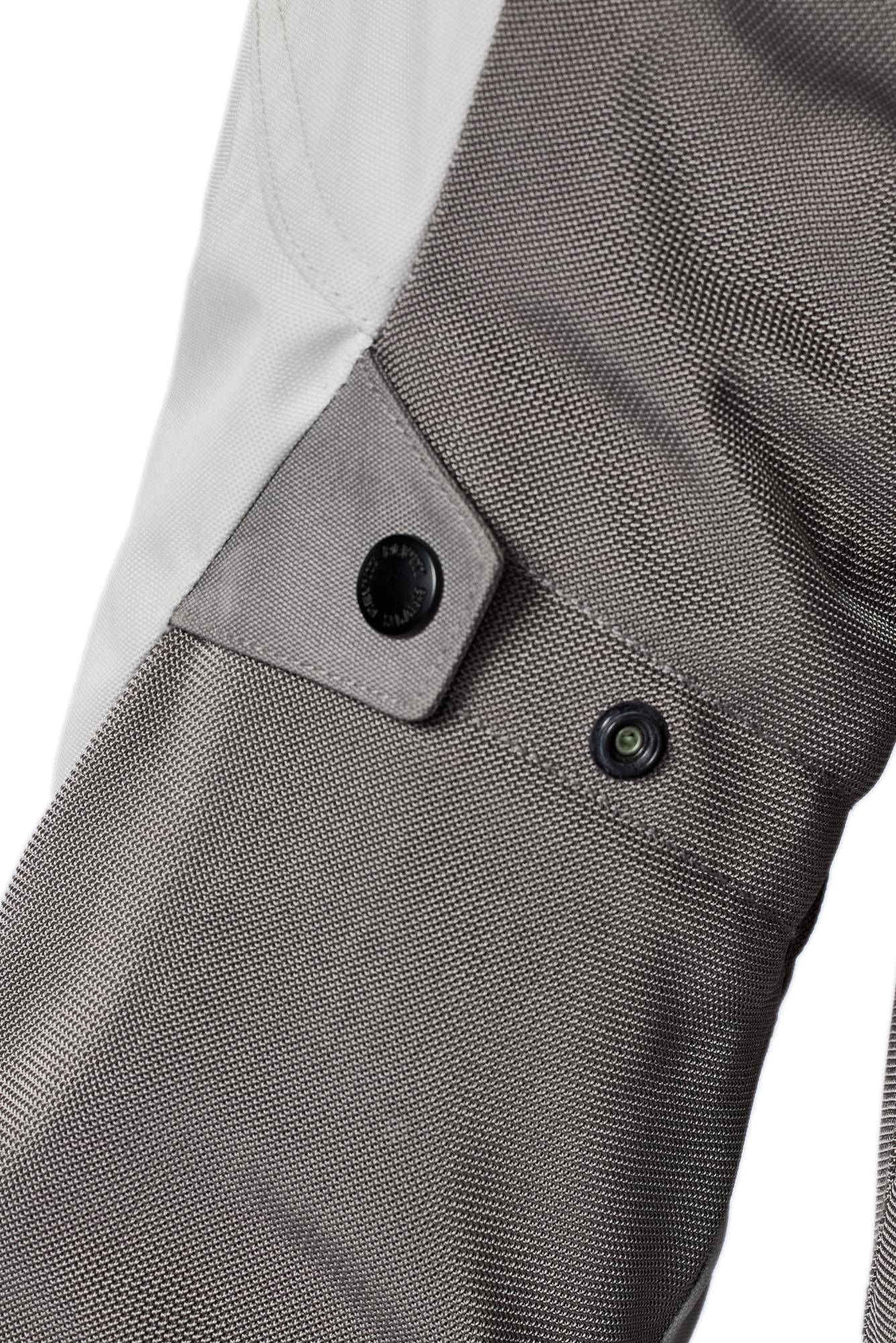Revit Torque 3 H2O Veste textile moto imperméable Gris clair/rouge M Figure 9